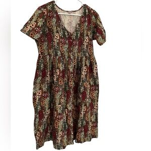 KATE QUINN Organic Cotton floral dress